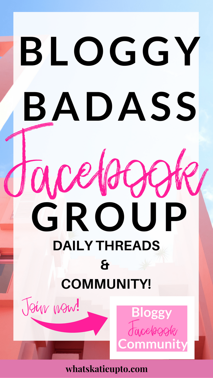 Bloggy Badass Facebook Group, Facebook Group, Facebook Thread