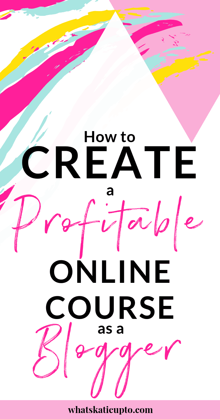 How to Create a Profitable Online Course as a Blogger!