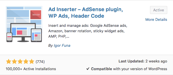 ad inserter, difference between a WordPress Widget and a Plugin. 
