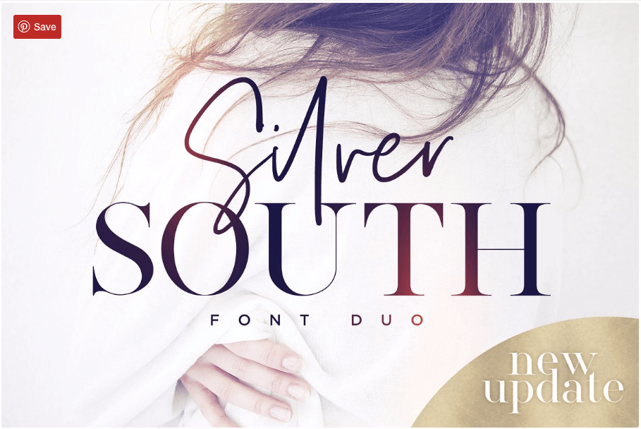10 Best Selling Creative - Silver South Script
