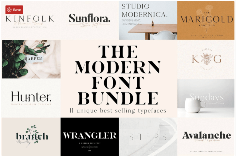 10 Best Selling Creative Fonts (115 Fonts in total) | Katie Grazer Blog