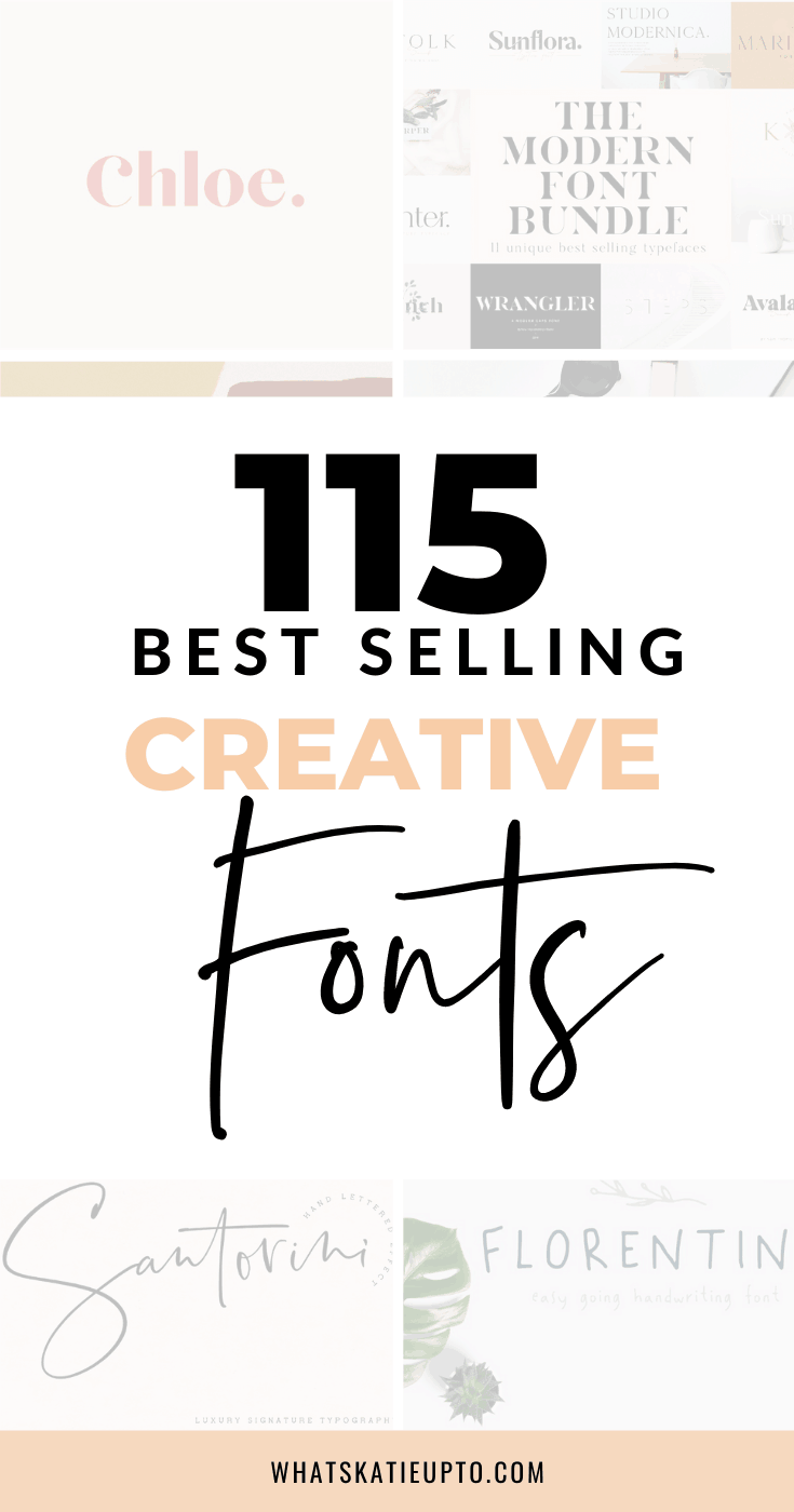115 Best Selling Creative Fonts