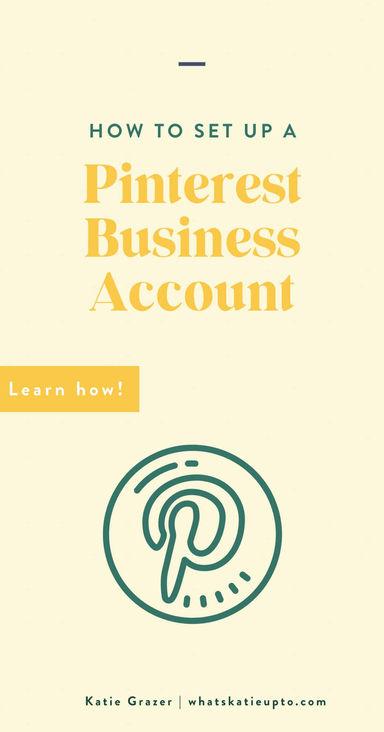 How To Set Up A Pinterest Business Account In 6 Minutes Or Less!