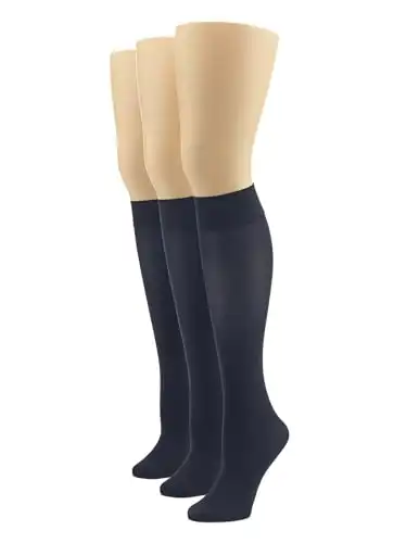 Opaque Knee High Socks