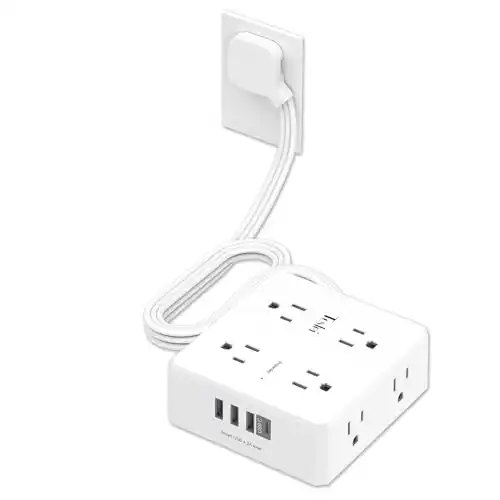 12 IN 1 Power Strip Extention Cord