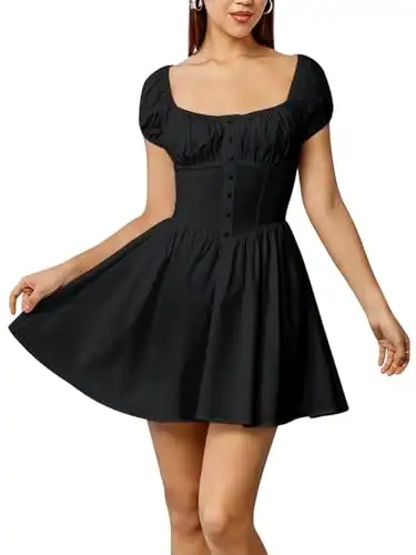 Square Neck Corset Dress