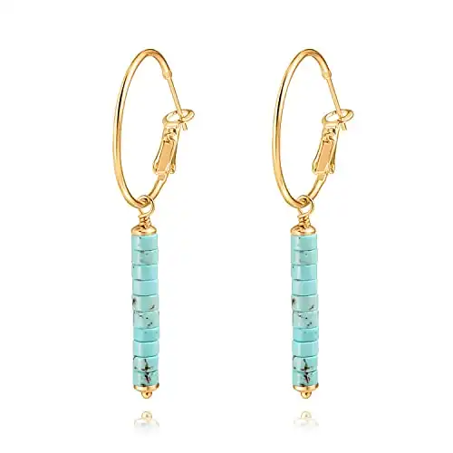 Huggie Drop Earrings