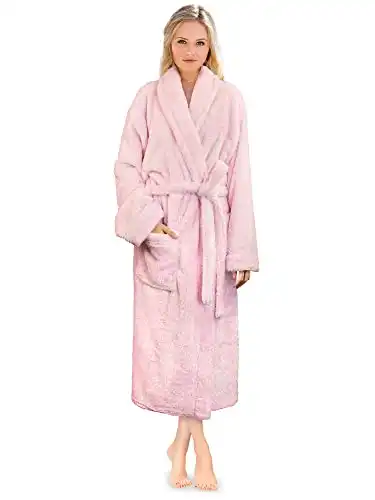 Sherpa Fleece Bathrobe