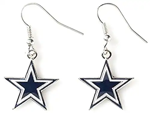 Dallas Cowboys Dangler Earrings