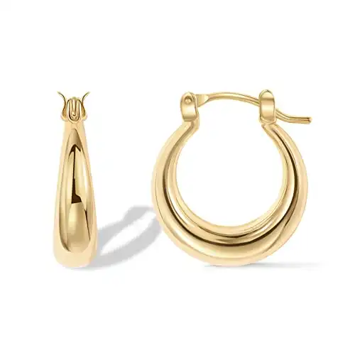 Chunky Hoop Earrings