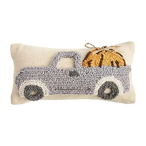 Truck Mini Hooked Pillow