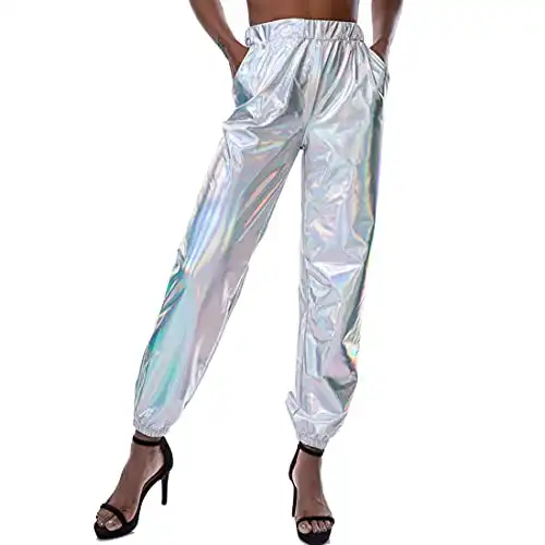 Shiny Metallic Pants