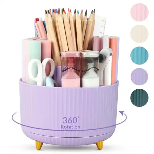 360-Degree Desk Organizer