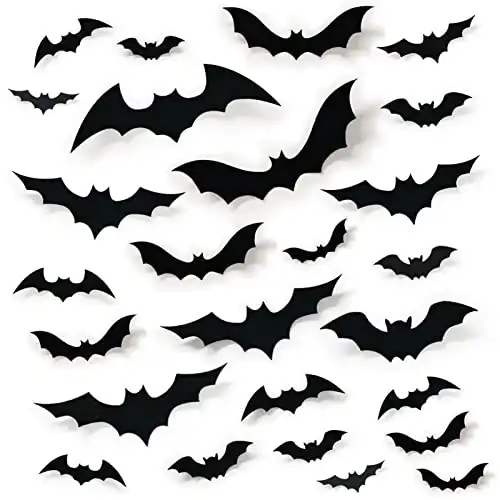 3D Bats Wall Decor Stickers