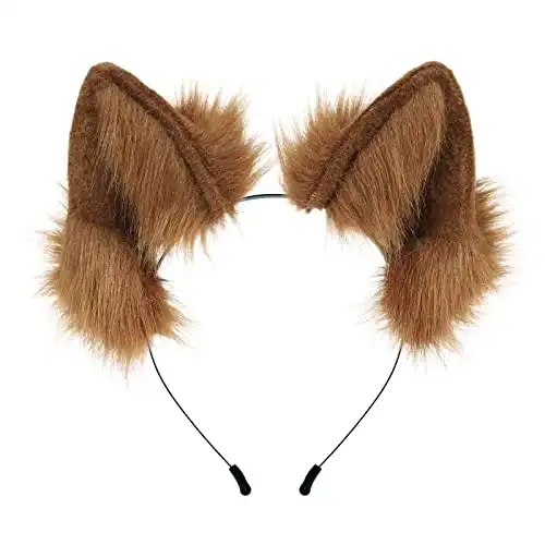 Furry Fox Ears Headband