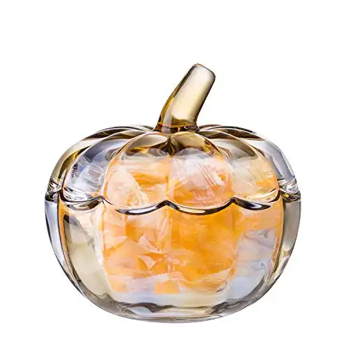 Crystal Pumpkin Jar