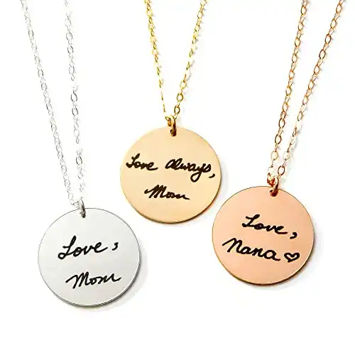 Handwriting Necklace for Mom