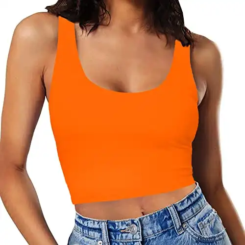 Scoop Neck Crop Tank