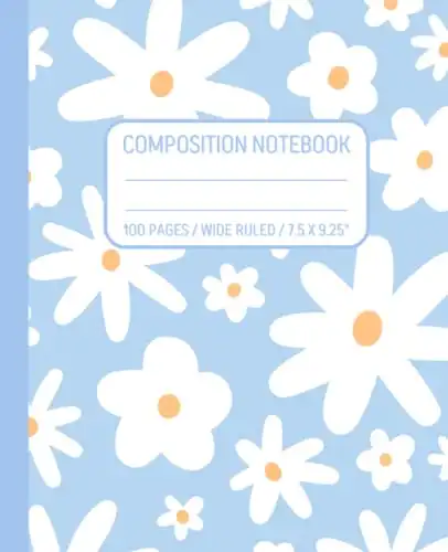 Wide Ruled Composition Notebook