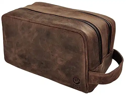 Leather Toiletry Bag