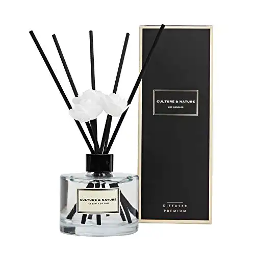 Clean Cotton Scented Reed Diffuser