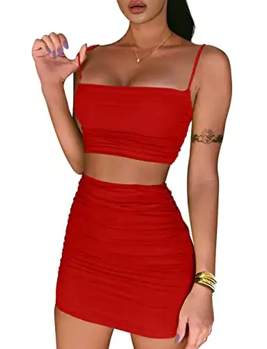 Red Bodycon Skirt