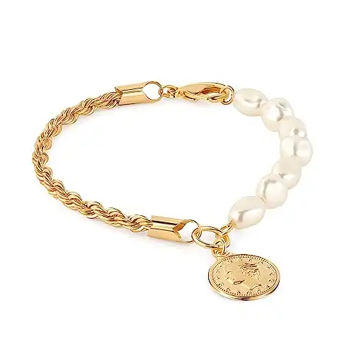 Rope & Pearl Bracelet