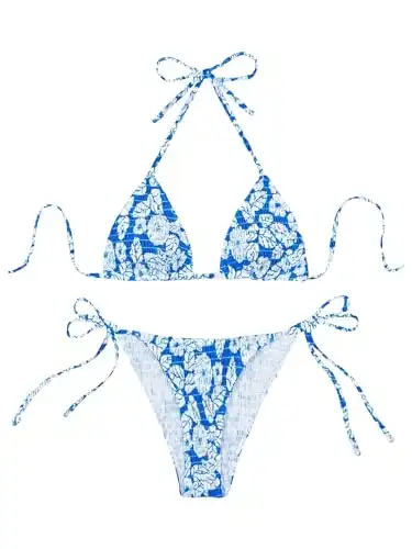 Tie Side Triangle Bikini