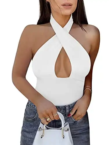 Criss Cross Halter Top