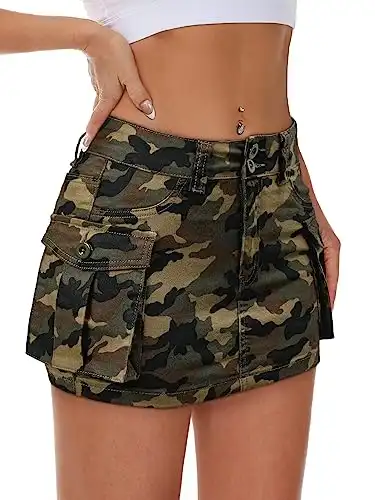 Camo Mini Skirt