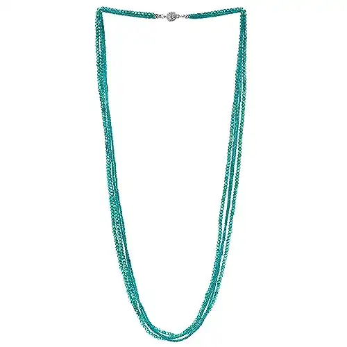 Crystal Beads Multi-Strand Necklace