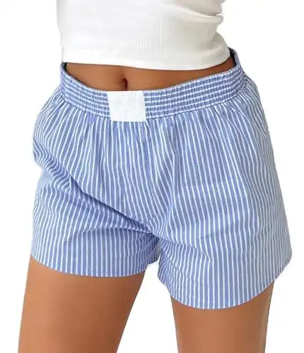 Striped Cute Pj Shorts