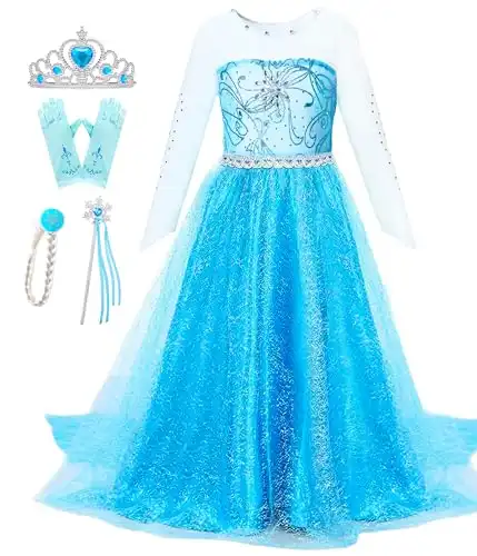 Elsa Girls Costume