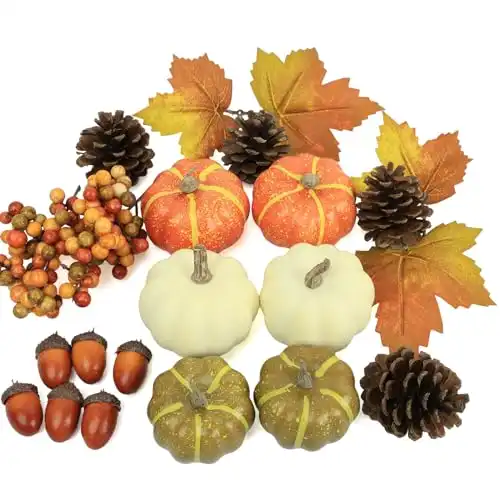 Fall Pumpkin Decorations Kit