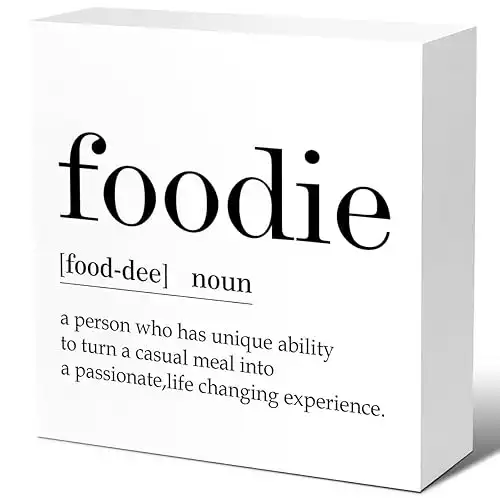 Foodie Box Sign