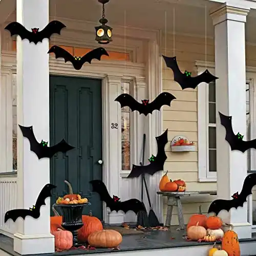 3D Scary Hanging Bats