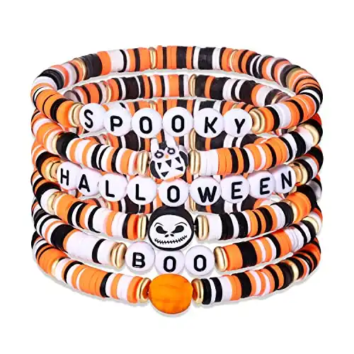 Halloween Bead Bracelet