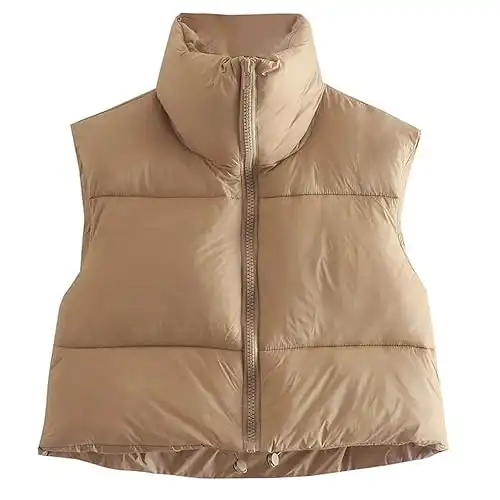 Crop Puffer Vest