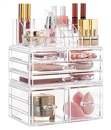 Clear Dustproof Makeup Organizer