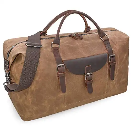 Genuine Leather Duffel Bag