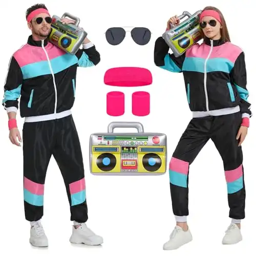 Retro Outfit Couples Track Suit