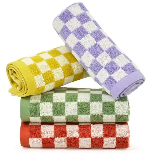 Checkered Washcloths