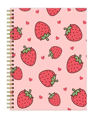 Strawberry Spiral Notebook