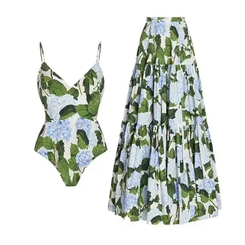 Sarong Retro Swimsuit