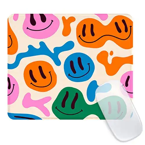 Retro Smiley Mouse Pad