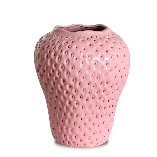 Strawberry Flower Vase