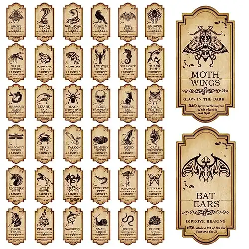 Apothecary Bottle Labels