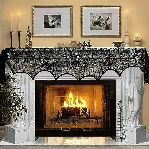 Spiderweb Fireplace Mantle