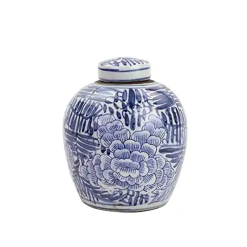 Flower Porcelain Mini Jar