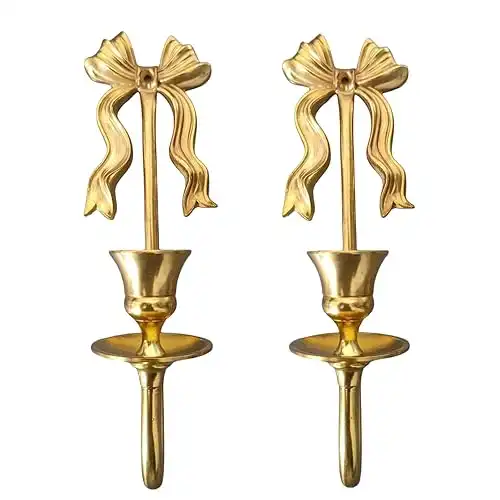 Bow Wall Candlesticks